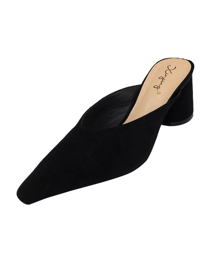 Fashion Baotou Half Drag Thick Heel Single Shoes