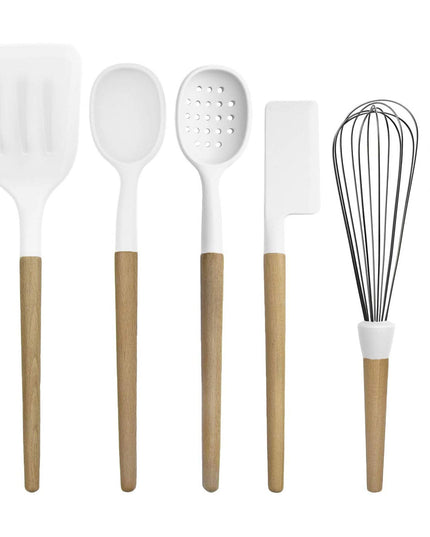 White Silicone Spatula Set Kitchen Tools