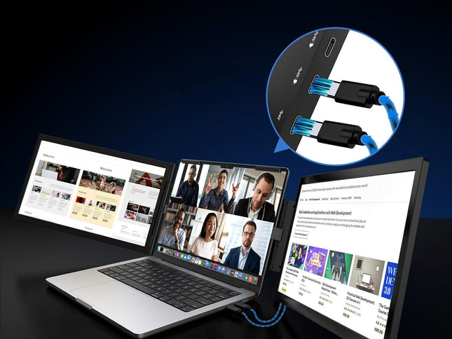 14-inch Dual-Screen Portable Monitor Laptop Expansion Screen