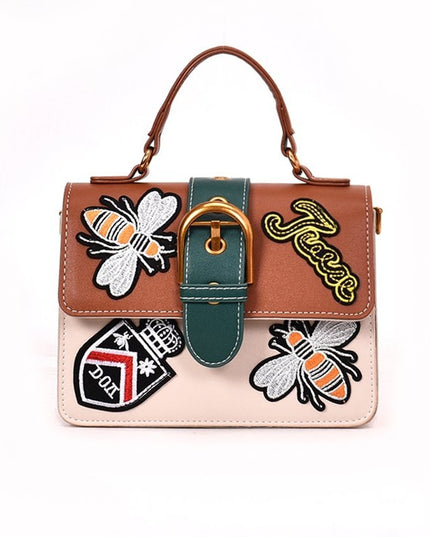 Embroidered handbag