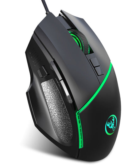 New wired 6400dpi adjustable lighting gaming mouse