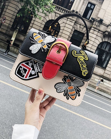 Embroidered handbag