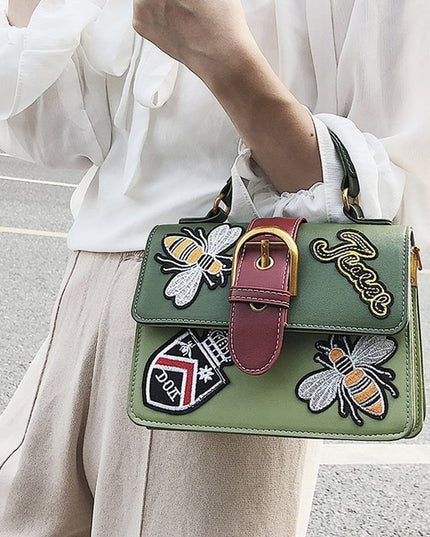 Embroidered handbag