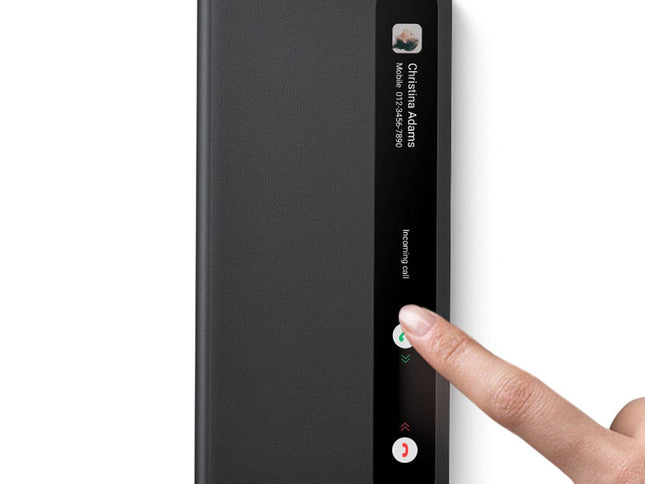 Mobile Phone Case Original Mirror Flip Cover With Spen Stylus Silicone Protective Cover