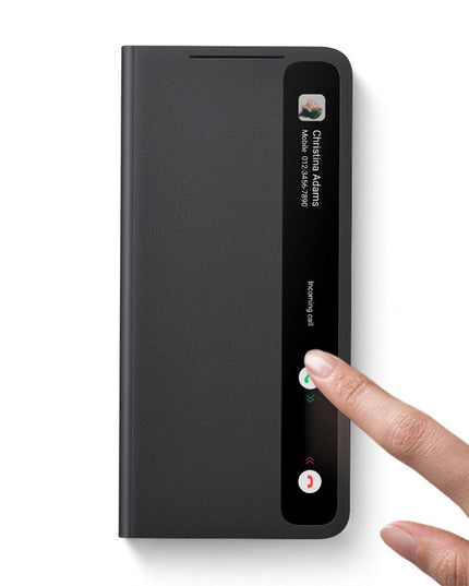 Mobile Phone Case Original Mirror Flip Cover With Spen Stylus Silicone Protective Cover