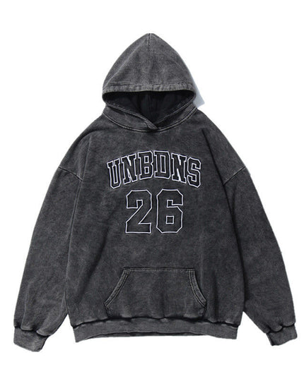 Retro sports jersey hoodie
