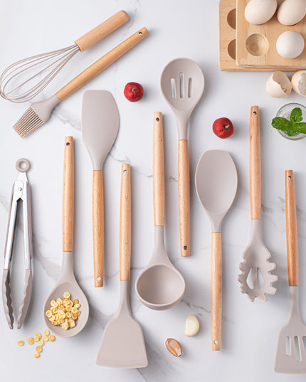 Household Silicone Kitchenware 12-piece Set