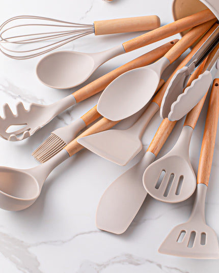 Household Silicone Kitchenware 12-piece Set