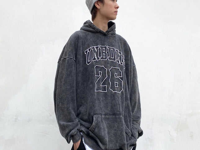 Retro sports jersey hoodie