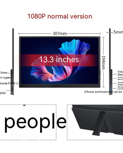 Touch Portable Monitor Mobile Phone Computer Game External Expansion Screen