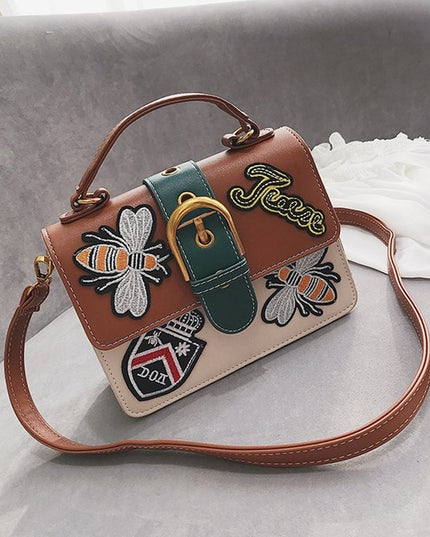 Embroidered handbag