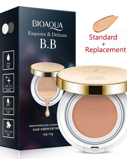 Bioaqua Air Cushion BB Cream 3 Color Concealer Moisturizing Foundation Whitening Flawless Makeup Bare For Face Beauty Makeup