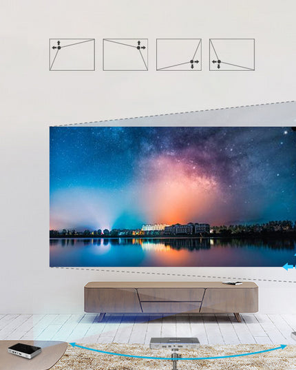 Benying P10 Rechargeable Mini Projector