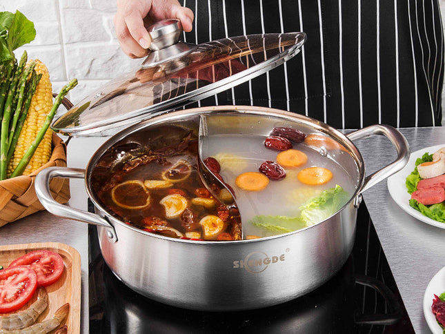 Household Thickened Bottom Commercial Induction Cooker Soup Pot