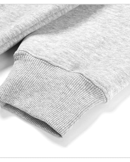 Star Embroidered Hooded Sweater Men's Coat