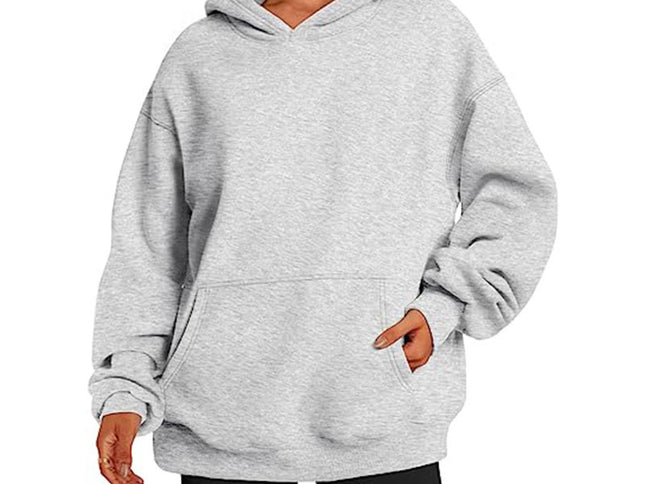 Women's Fashion Casual Thick Hooded Sweater