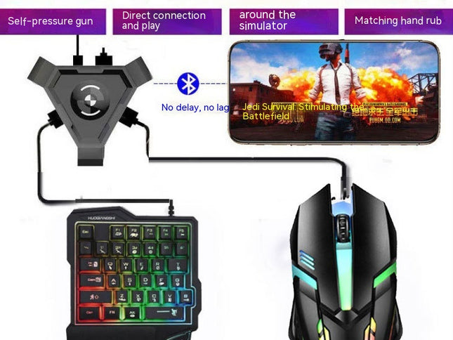 Bluetooth Keyboard For PlayerUnknown's Battlegrounds Mouse Suit