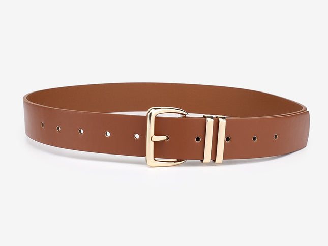 Amazon AliExpress European And American Fashionable Golden Buckle Belt Cross-border Supply Wholesale