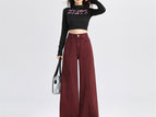 Ankela Red cropped pants