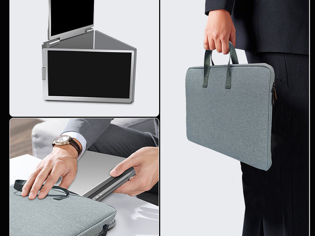 Portable Triple-screen Display Connect Three Screens With A Single Cable Laptop Secondary Display Monitor