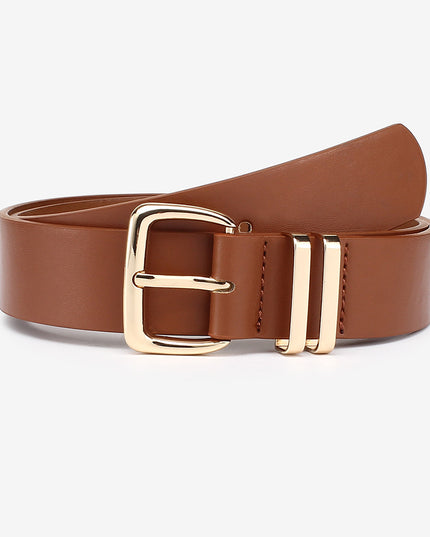 Amazon AliExpress European And American Fashionable Golden Buckle Belt Cross-border Supply Wholesale