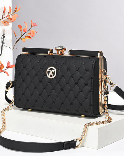 Niche Trendy Diamond-quilted Shoulder Bag With A Premium Texture