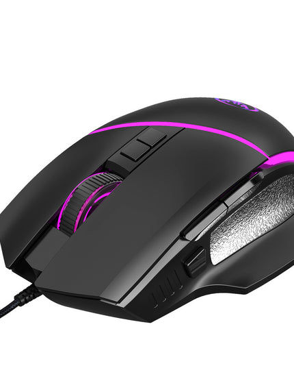 New wired 6400dpi adjustable lighting gaming mouse