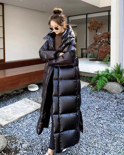 Extended Tall Thick Down Jacket Women