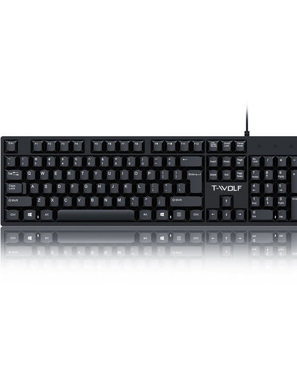 Wired USB Keyboard Laptop Office Home