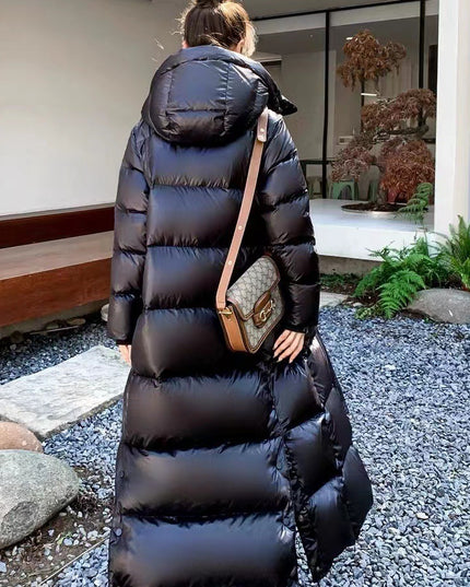 Extended Tall Thick Down Jacket Women