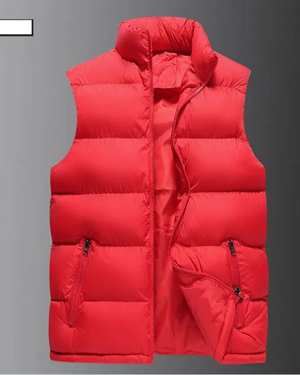 Mens Vest Jacket Warm Sleeveless Jackets Winter