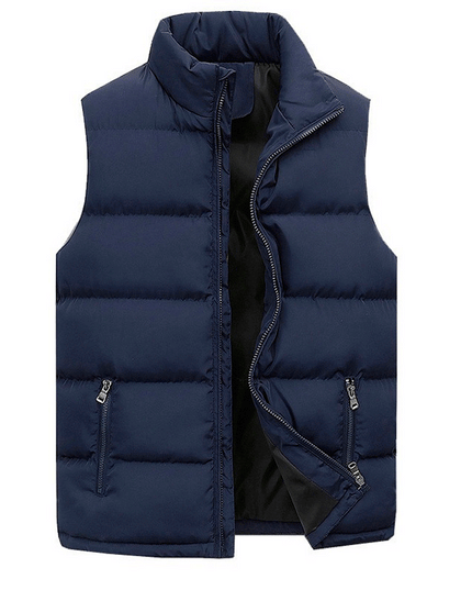 Mens Vest Jacket Warm Sleeveless Jackets Winter