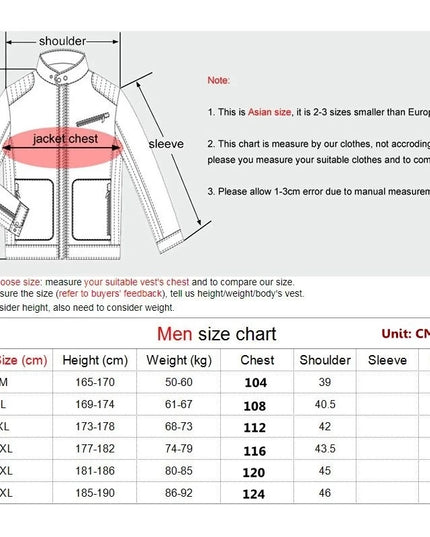 Mens Vest Jacket Warm Sleeveless Jackets Winter