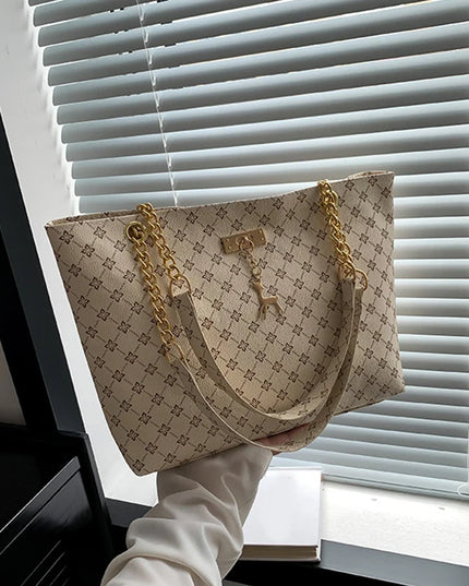 New Presbyopia Handbag Texture Soft Leather Large