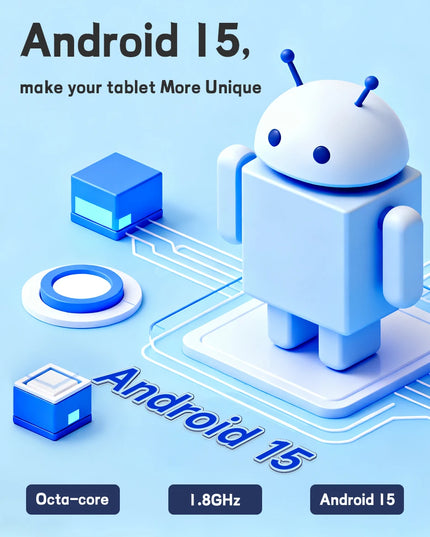 10.1"  Tablet Android 15 Tablet