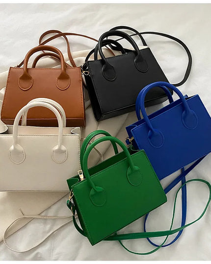 Elegant Black Handbag with Dual Handles