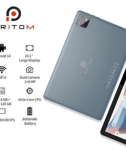 PRITOM TAB11 Android 15 Tablet 10 Inch