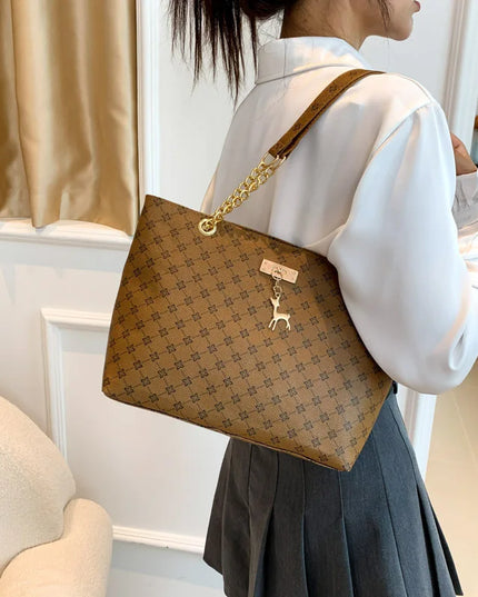 New Presbyopia Handbag Texture Soft Leather Large