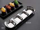 Silver 4-compartment
