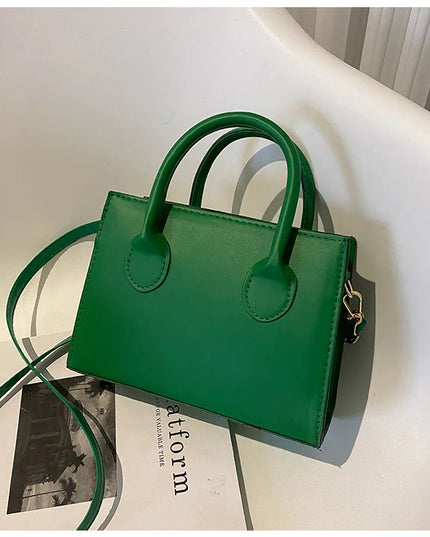 Elegant Black Handbag with Dual Handles