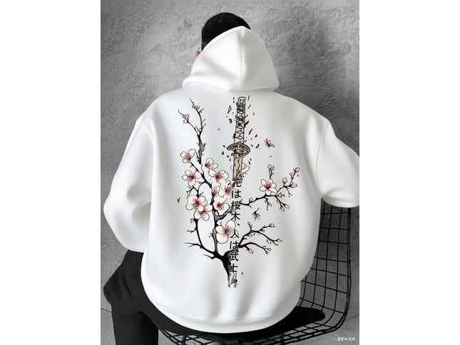 Men's Hooded Sweatshirt for Street Casual Wear