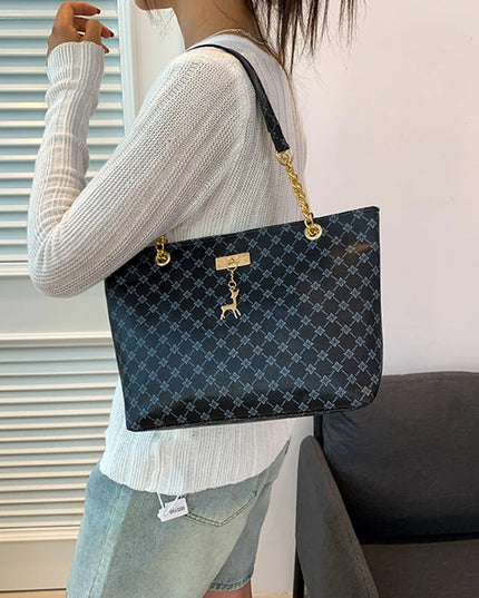 New Presbyopia Handbag Texture Soft Leather Large