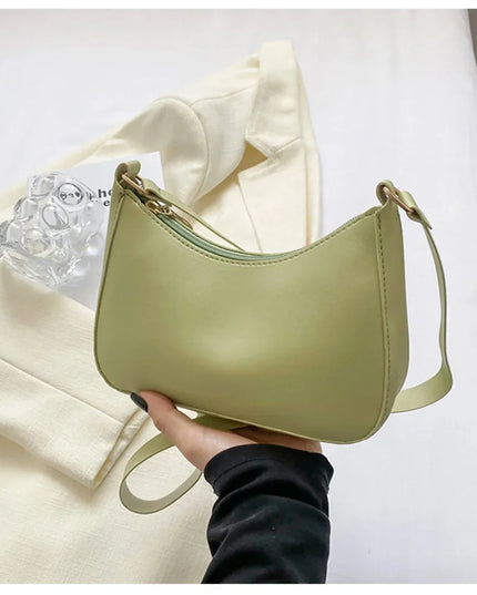 WOMEN'S Bag Underarm Bag  Handbags Retro Solid Color