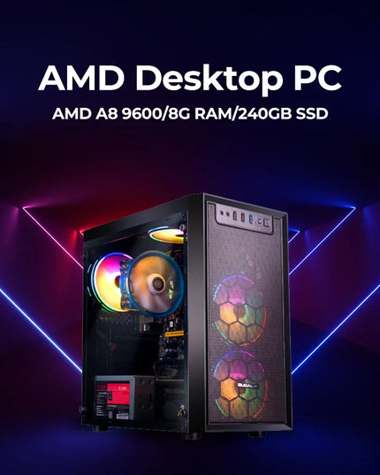 Gaming PC Desktop,Radeon RX 580 8G GDDR5