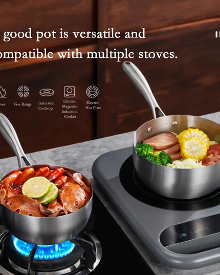 18cm Stainless Steel Saucepan Cookware
