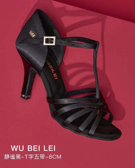 Women‘s Heel Latin Dance Shoes Flare/Cone Heel