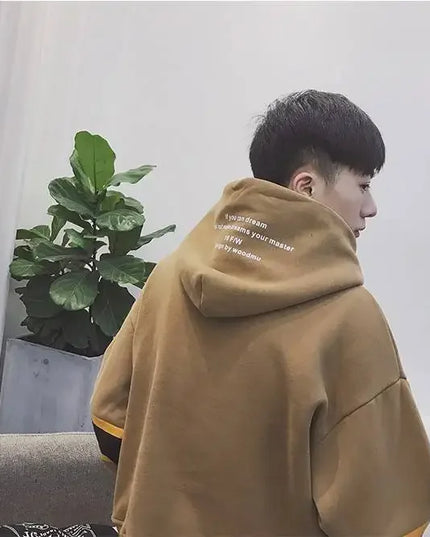Sweatshirts for Men Loose Warm Winter Man Hoodies