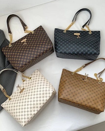 New Presbyopia Handbag Texture Soft Leather Large