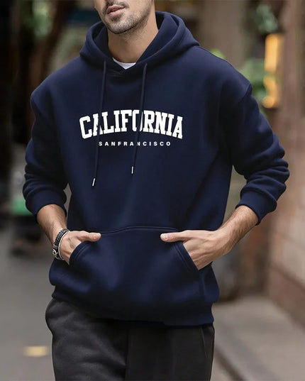 Men's hooded sweatshirt - Urban street fashion top