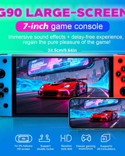 G90 gaming console, portable handheld gaming device